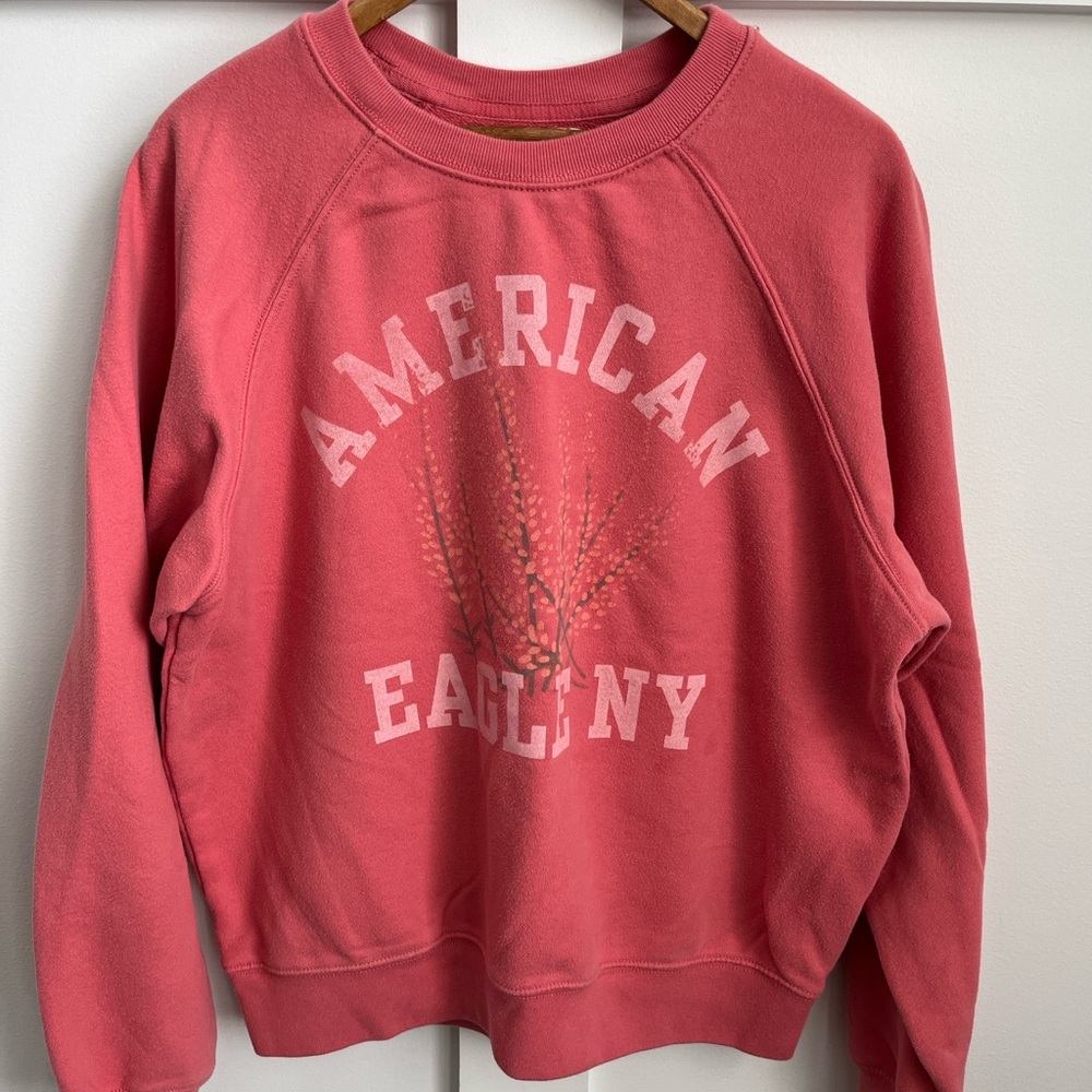 American Eagle Coral Pink Sweatshirt